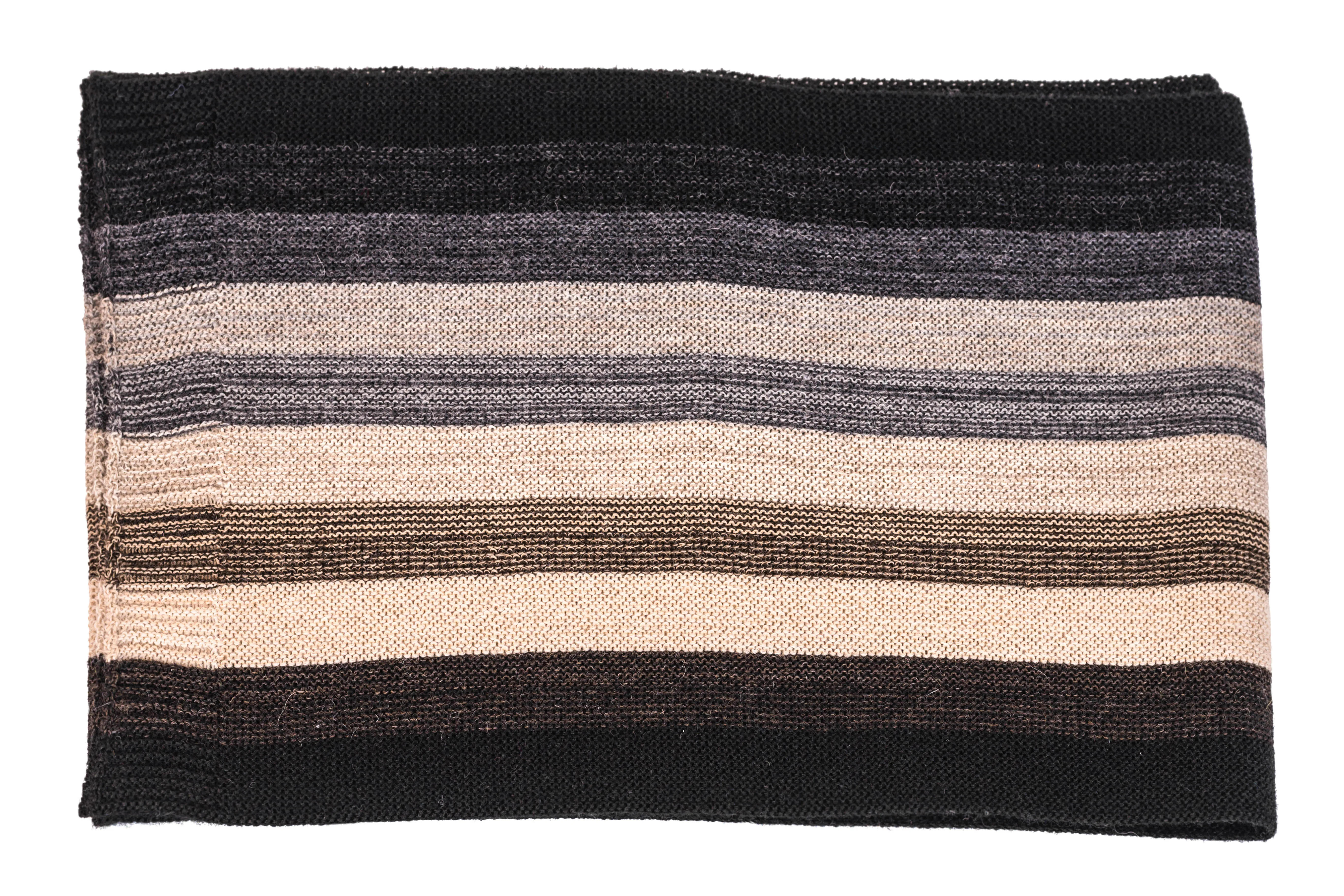 100% Alpaca Wool Fuego Pattern Scarf