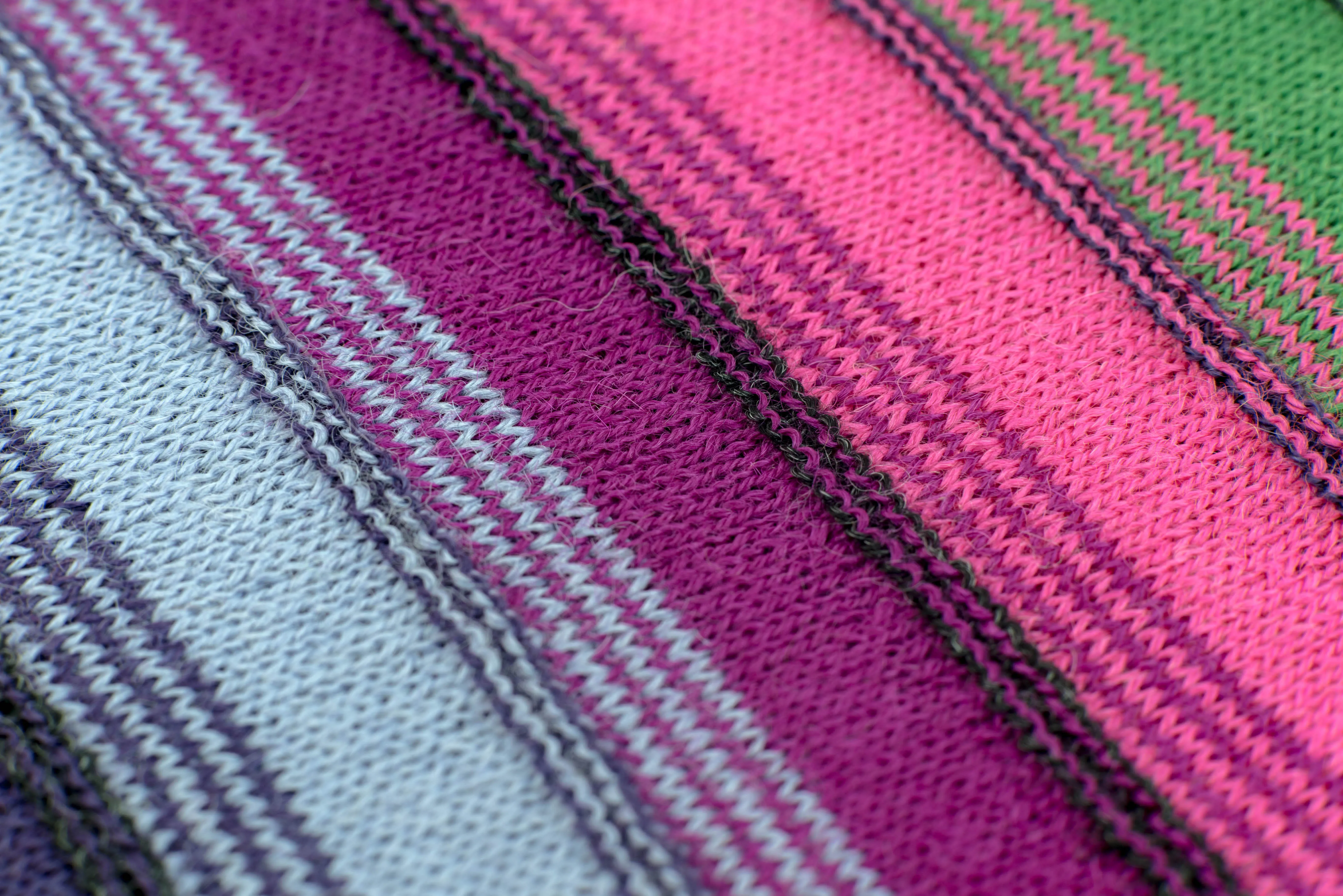 100% Alpaca Wool Tubular Scarf (Festive Colors)