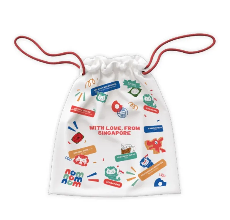 [2 Pack] Nom Ice Cream Sandwich Keypouch