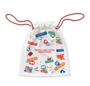 [2 Pack] Nom Ice Cream Sandwich Keypouch