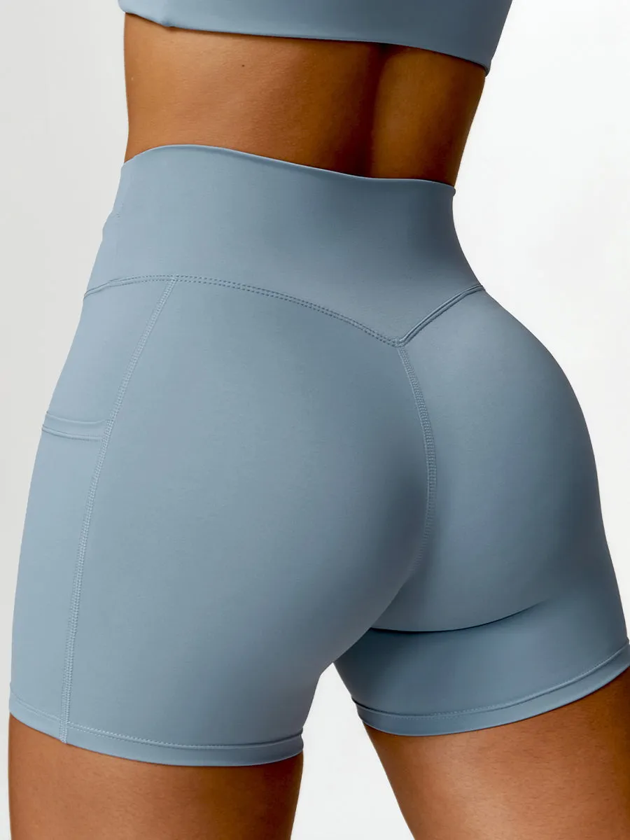 2pcs Sports Bras Skin-Friendly Sports Set Workout Set Fitness Shorts Set