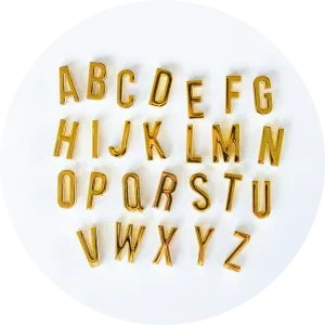 Alphabet Twilly Slider