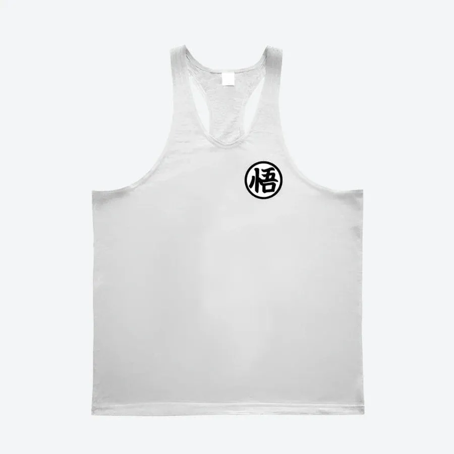 Anime-Inspired Sleeveless Racerback Tank Tops