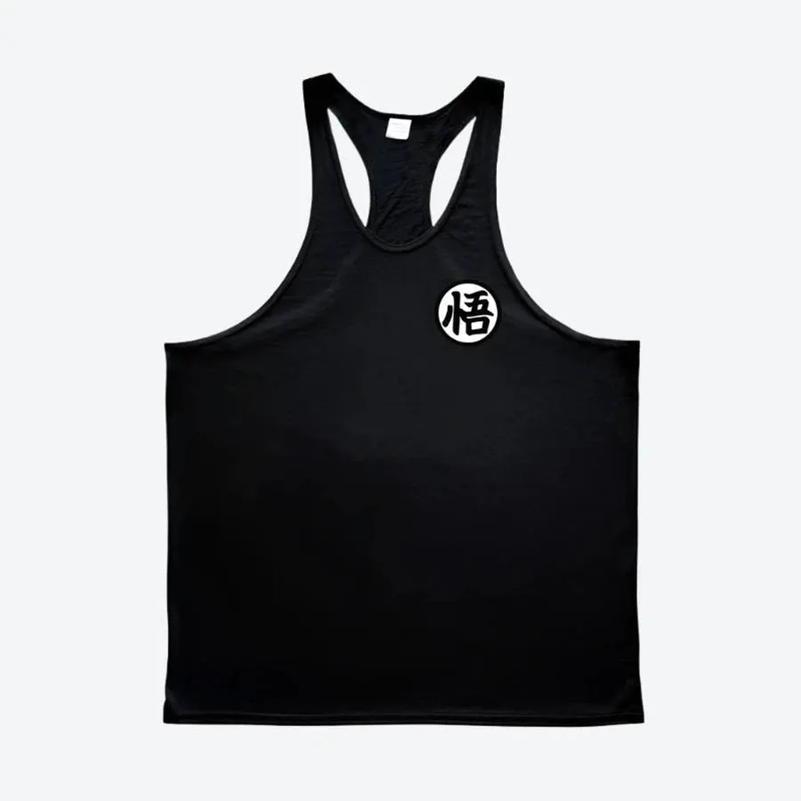 Anime-Inspired Sleeveless Racerback Tank Tops