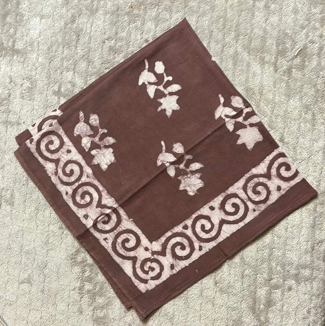 Anju Block Printed Bandana Scarves
