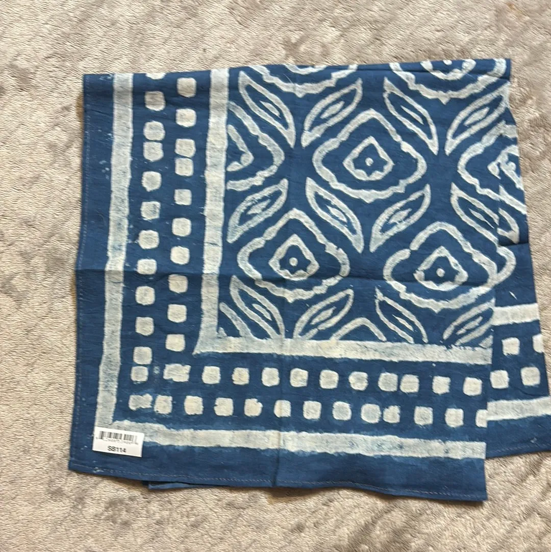 Anju Block Printed Bandana Scarves