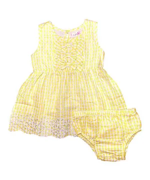 Baby Flower Embroidery Dress 6/9-24mo