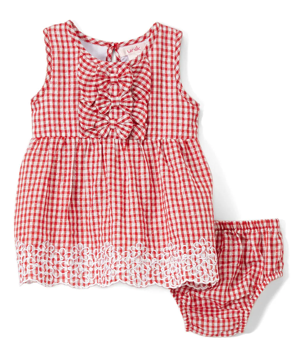 Baby Flower Embroidery Dress 6/9-24mo