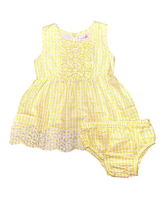 Baby Flower Embroidery Dress 6/9-24mo