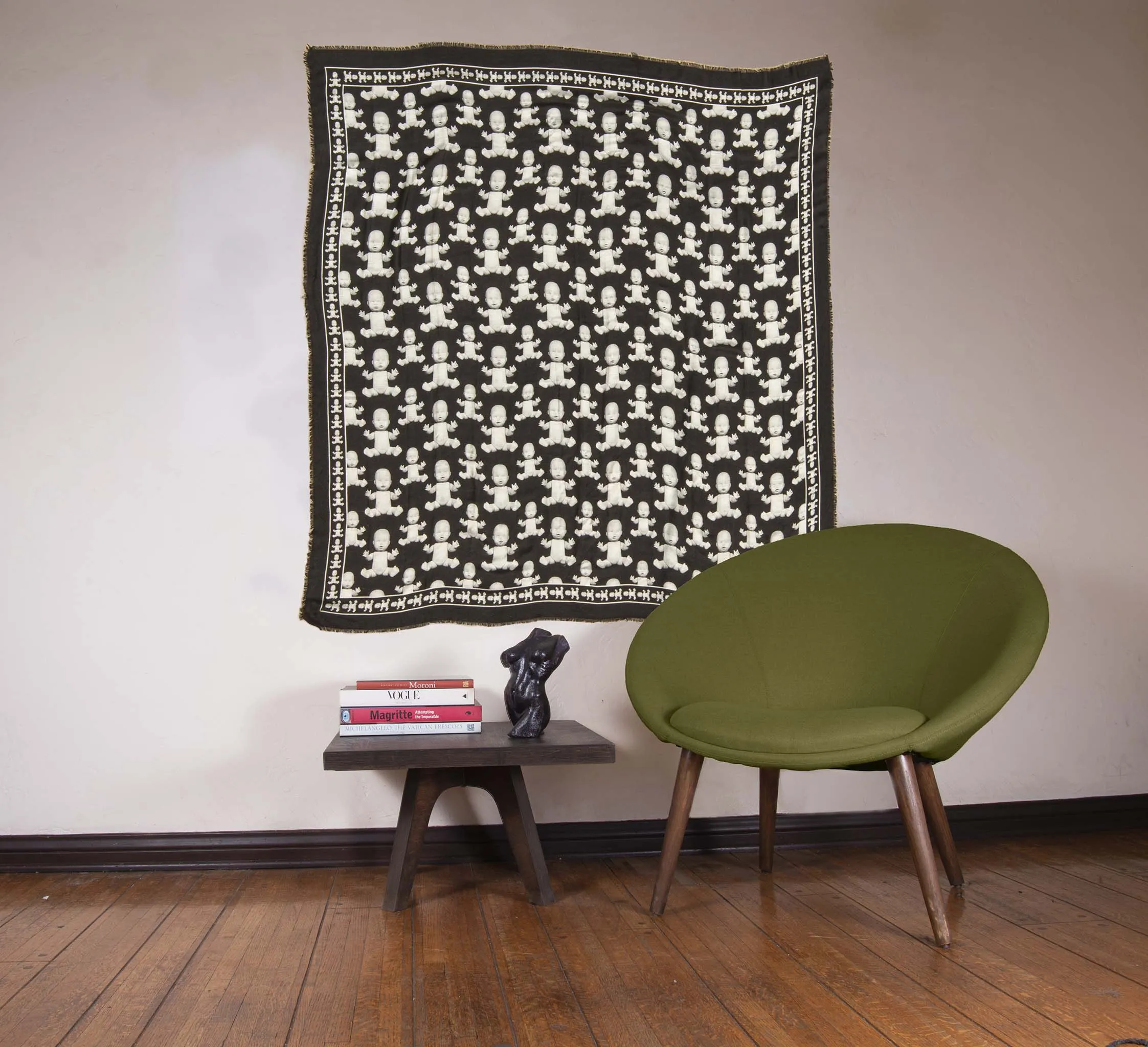 Baby Pop, Large Square Cashmere Blend Scarf