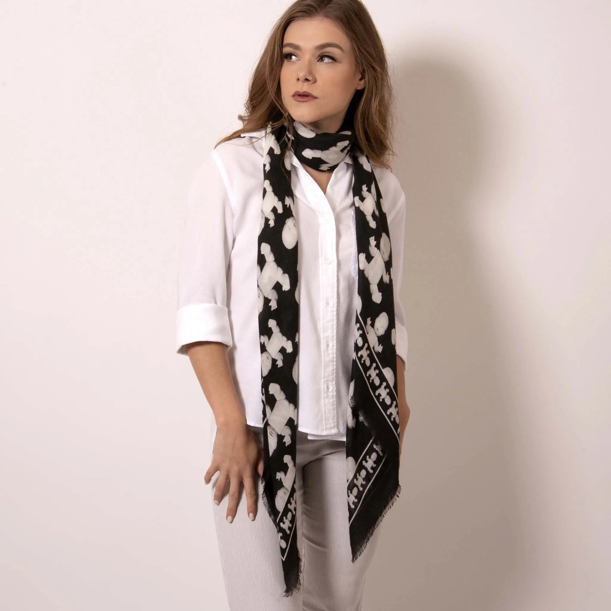 Baby Pop, Large Square Cashmere Blend Scarf
