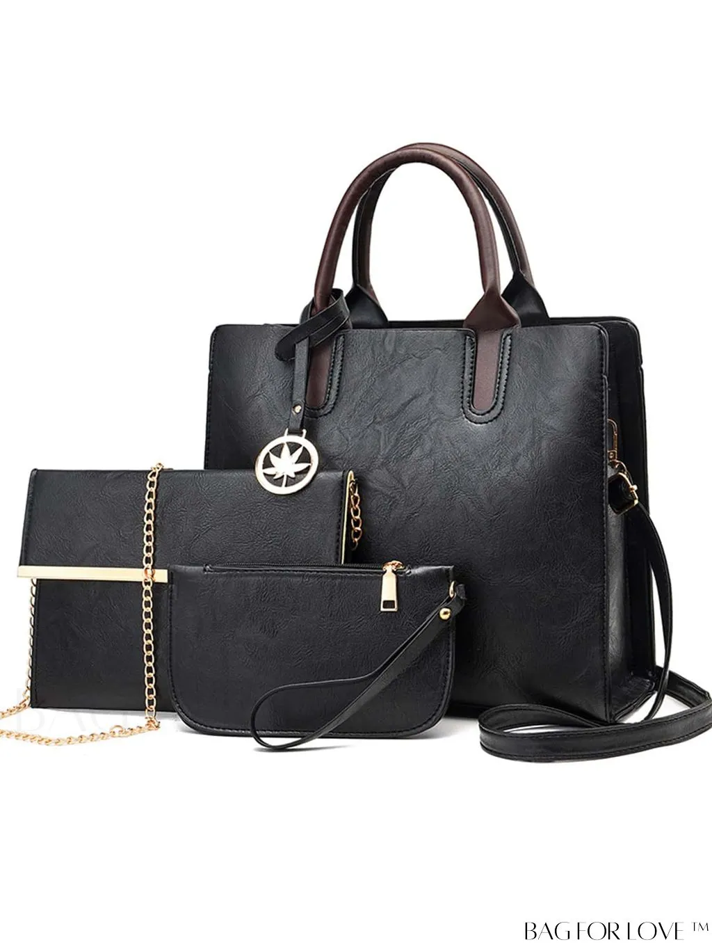 BagForLove - 3-Piece Premium Bag Set with Stylish Pendant