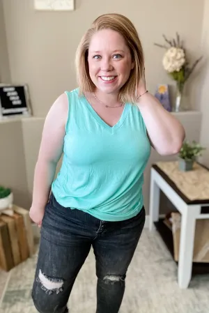 Basic B Sleeveless Tank in Mint