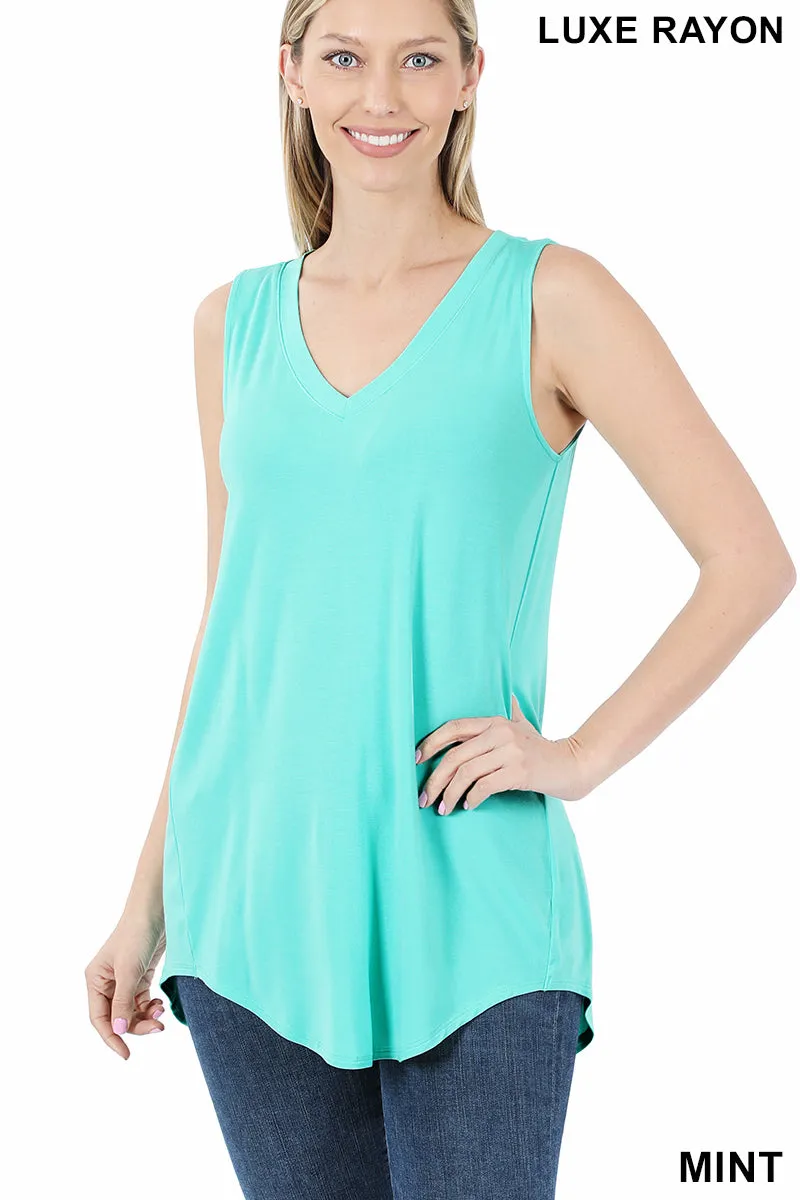 Basic B Sleeveless Tank in Mint