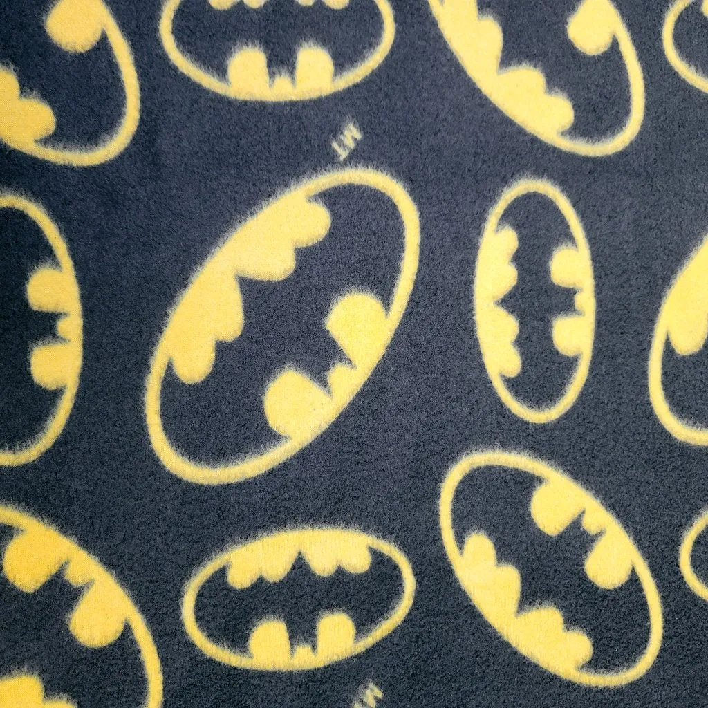 Batman Logo - Fleece - 1/2 Metre
