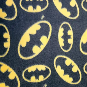 Batman Logo - Fleece - 1/2 Metre