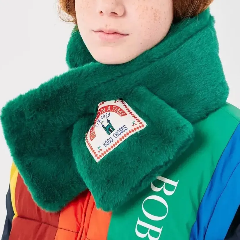 B.C Furry Neck Warmer (Green)