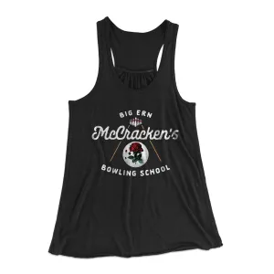 Big Ern McCracken's Bowling School Women's Flowey Tank Top