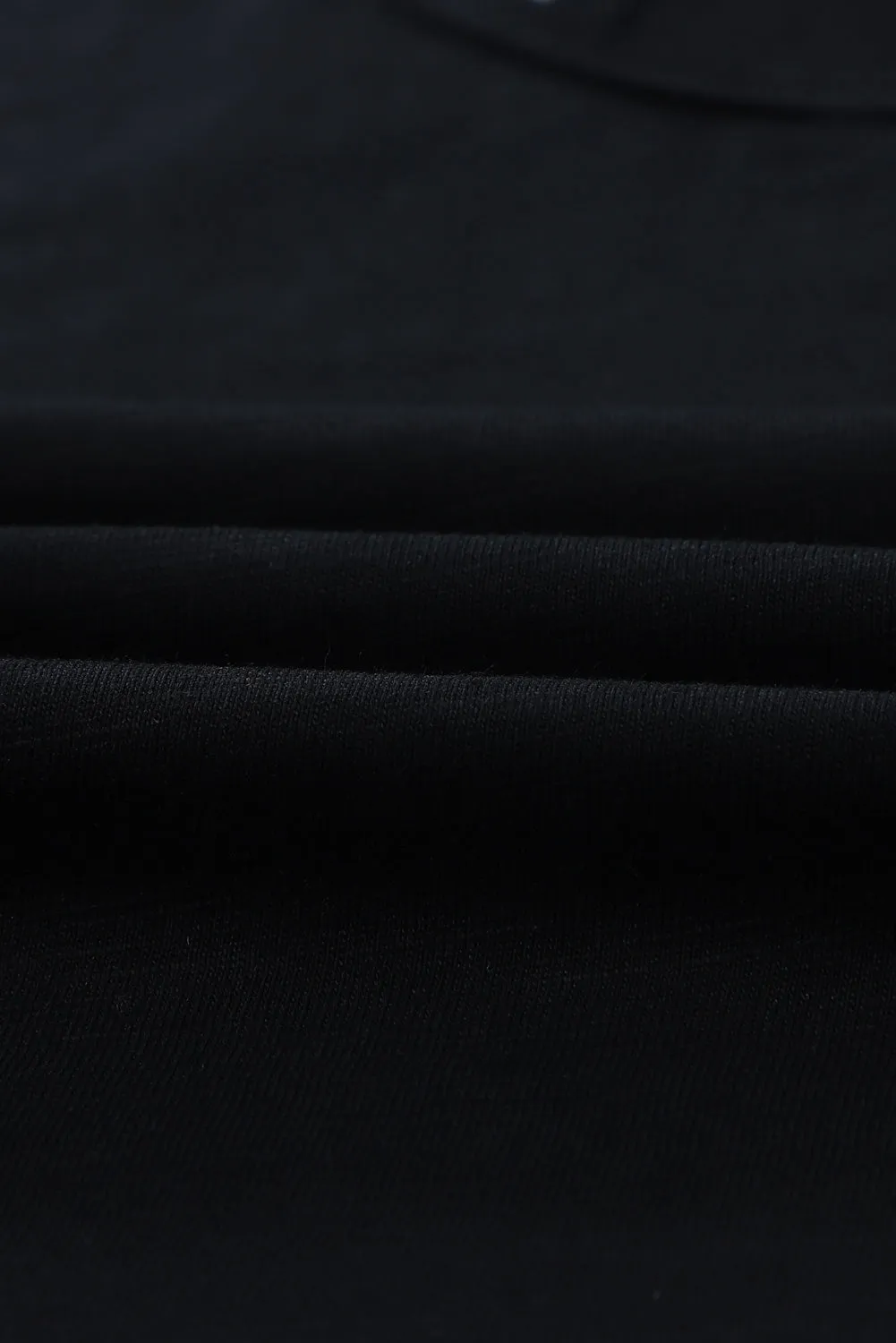 Black Scoop Neck Basic Solid Tank Top