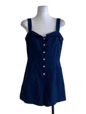 Blue Denim Rompers