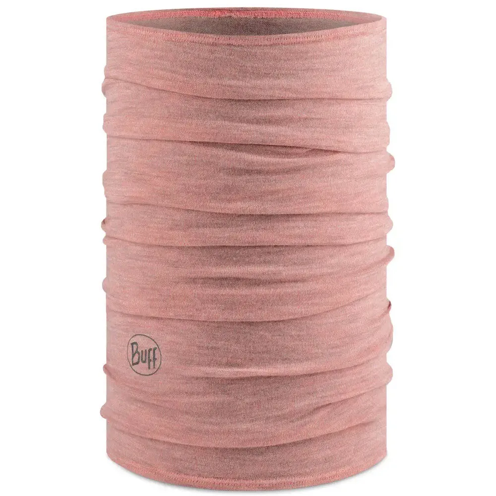 Buff Merino Midweight Face Mask / Neck Warmer - Rosewood