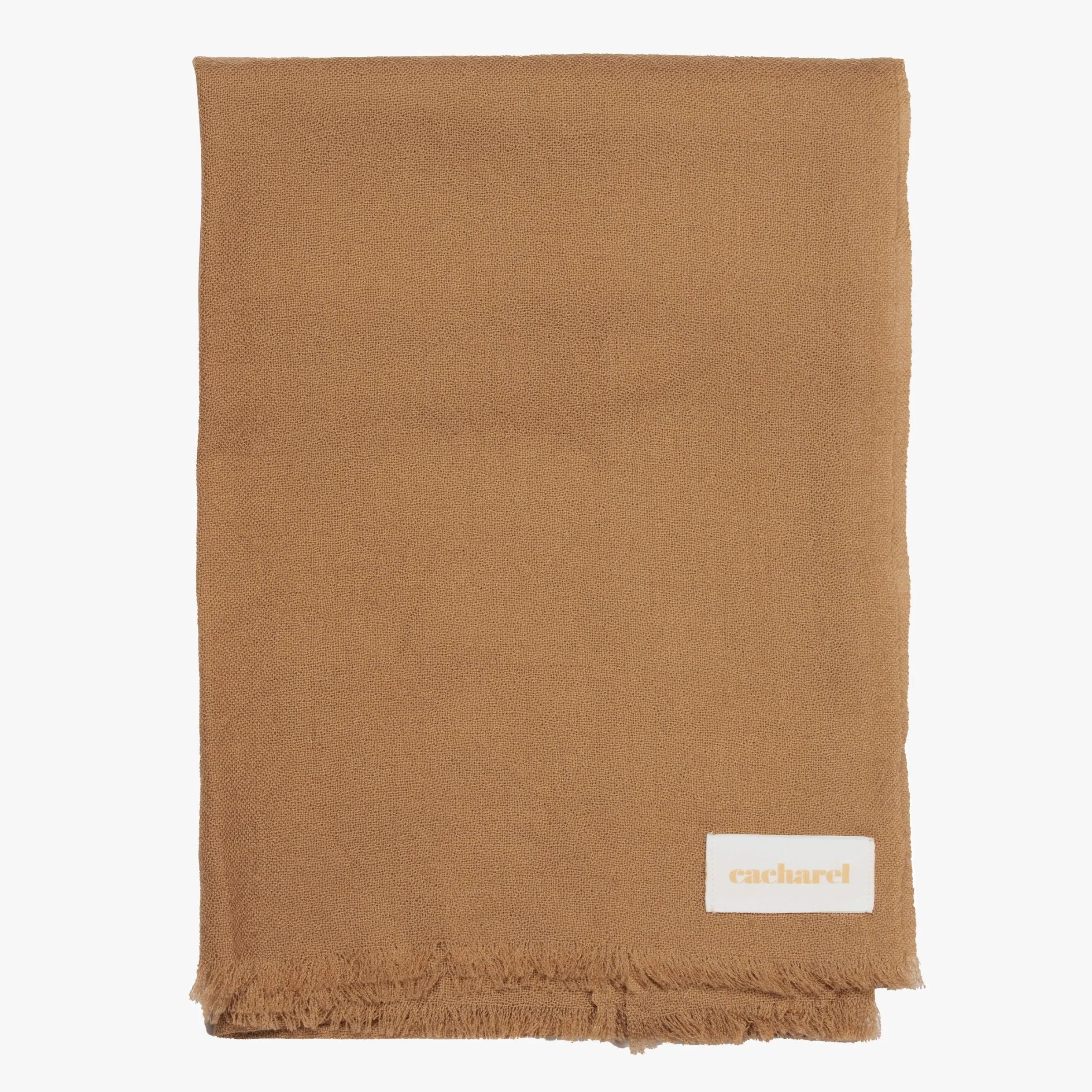 Cacharel CFG335Z-Long scraf Faustine Camel