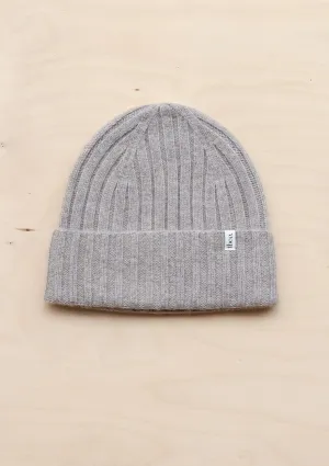 Cashmere & Merino Beanie in Oatmeal Melange