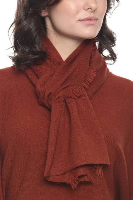 Cashmere Mini Fringe Scarf