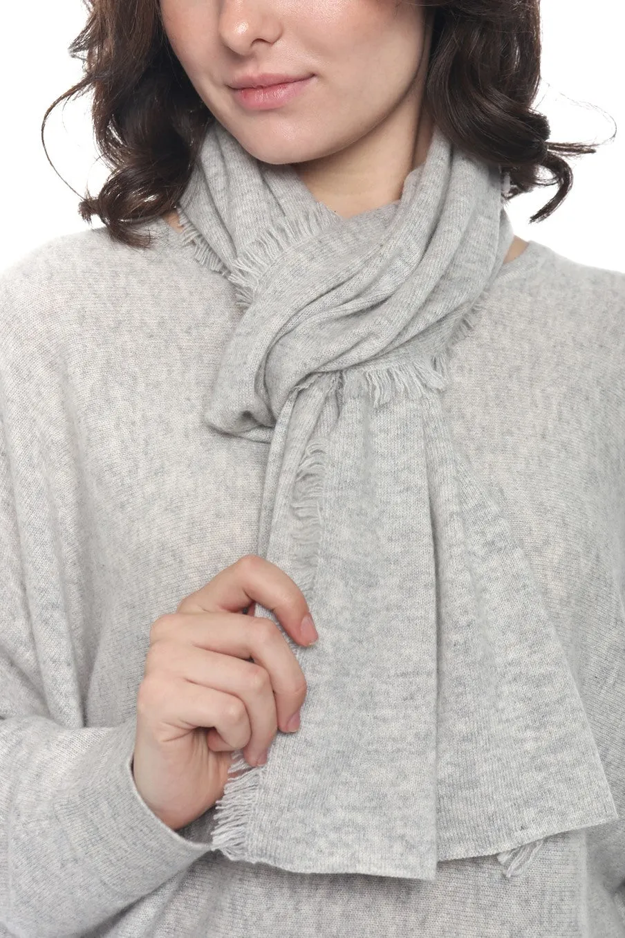 Cashmere Mini Fringe Scarf
