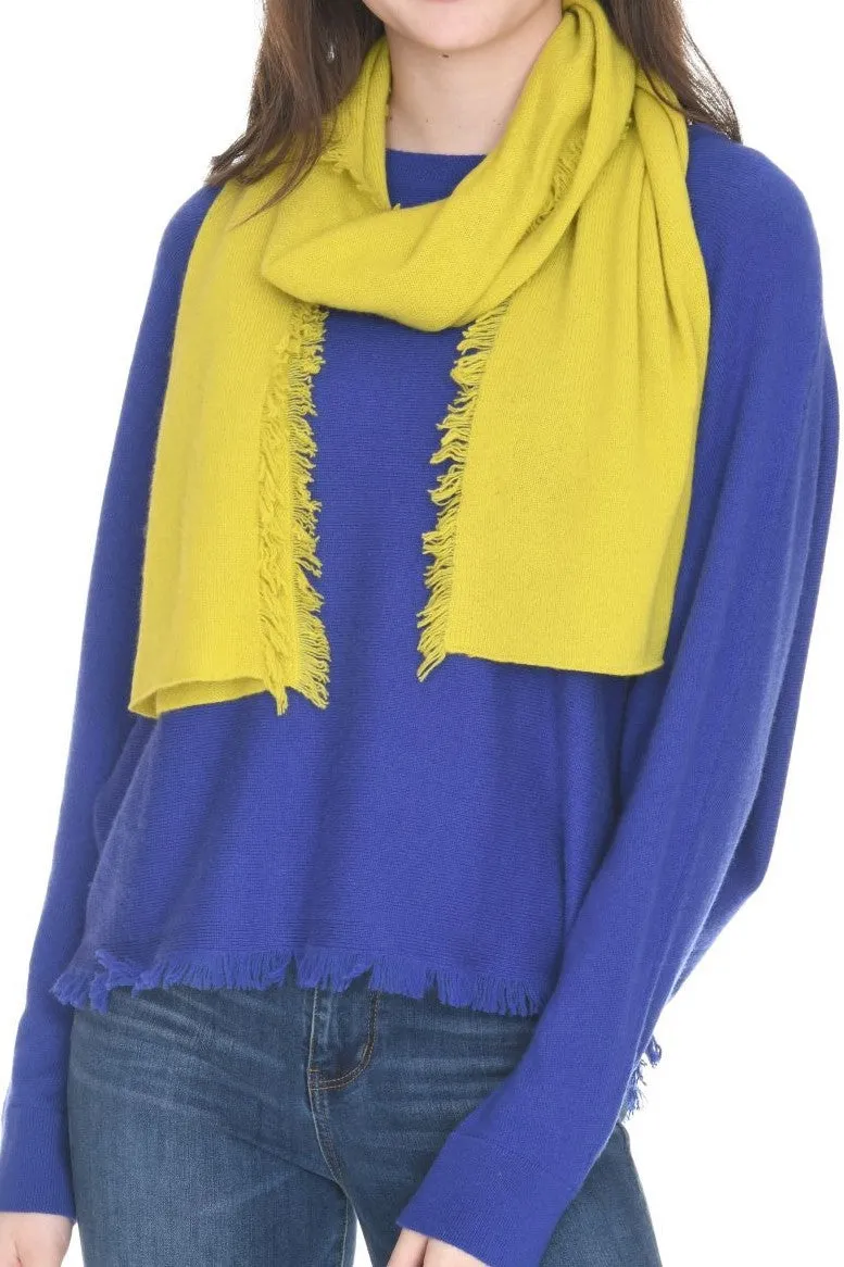 Cashmere Mini Fringe Scarf