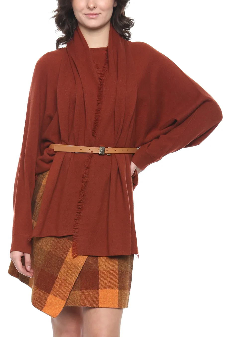 Cashmere Mini Fringe Scarf