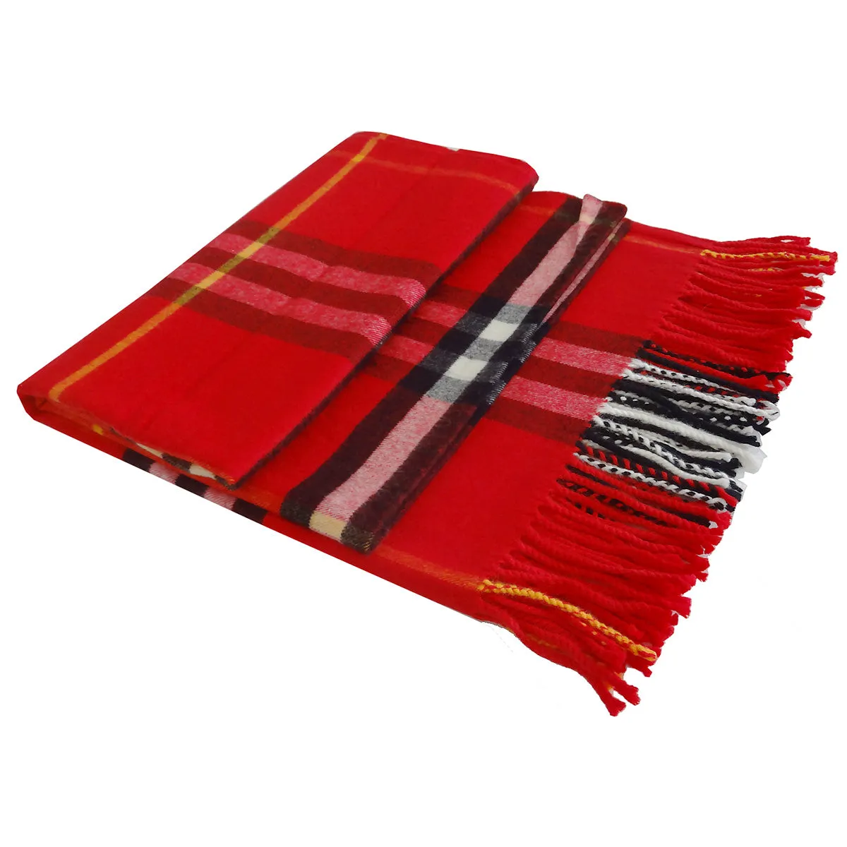 Cashmere Plaid Scarves