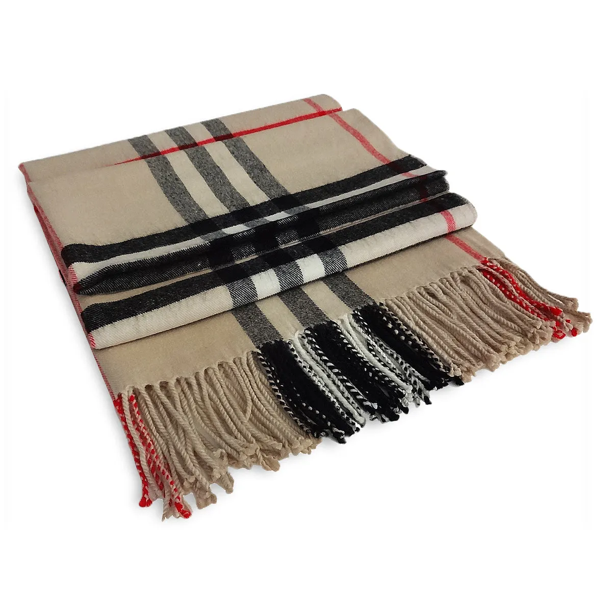 Cashmere Plaid Scarves