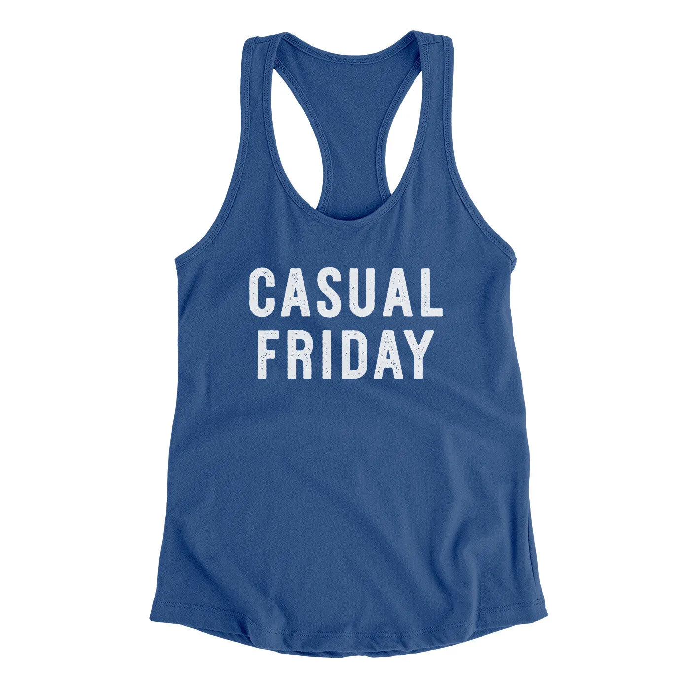 Casual Friday Funny Women's Racerback Tank