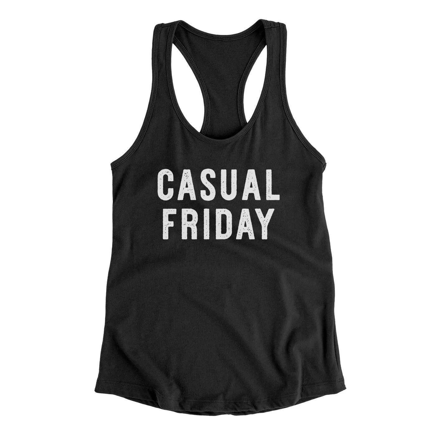 Casual Friday Funny Women's Racerback Tank