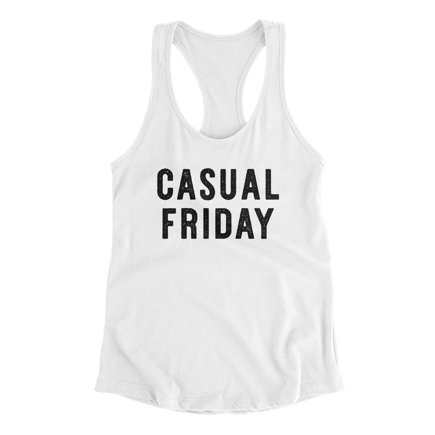 Casual Friday Funny Women's Racerback Tank