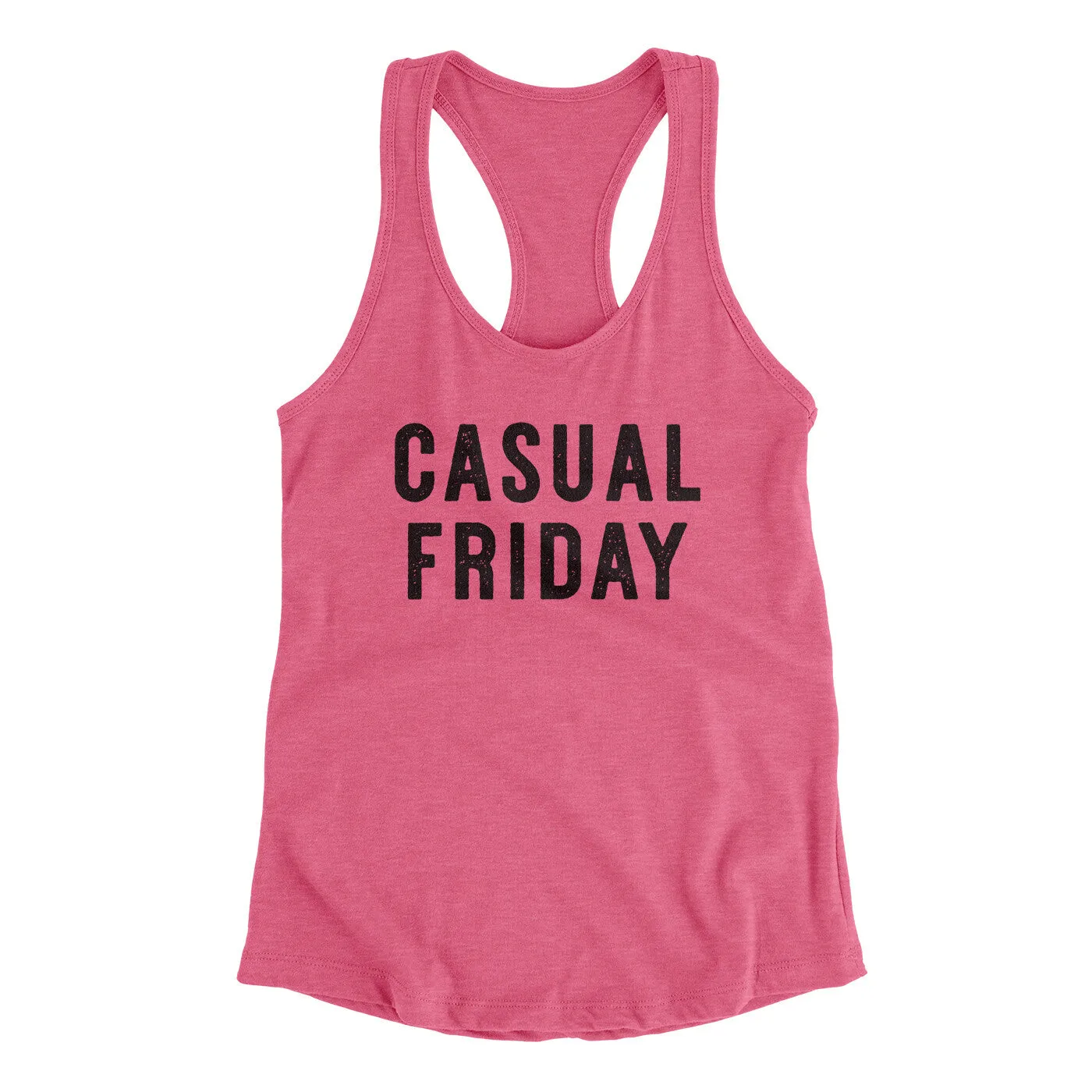 Casual Friday Funny Women's Racerback Tank
