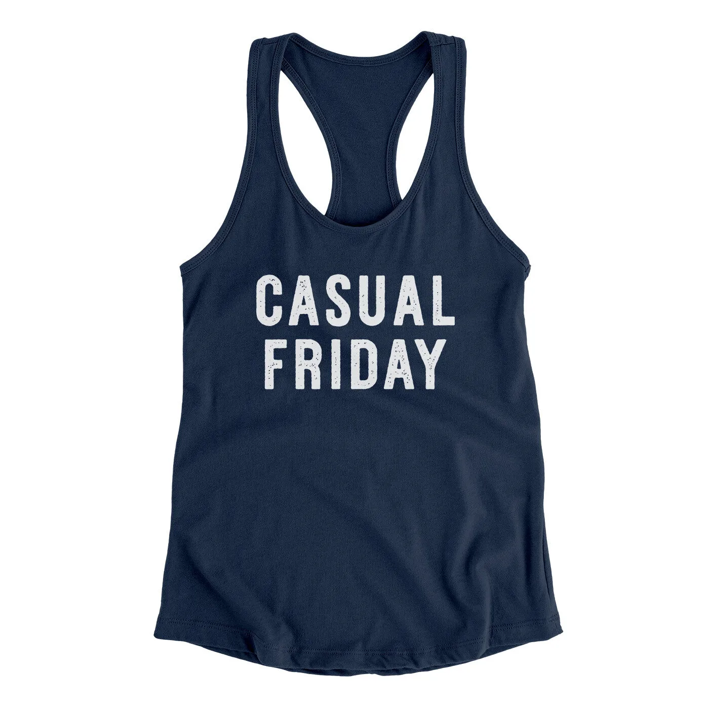 Casual Friday Funny Women's Racerback Tank
