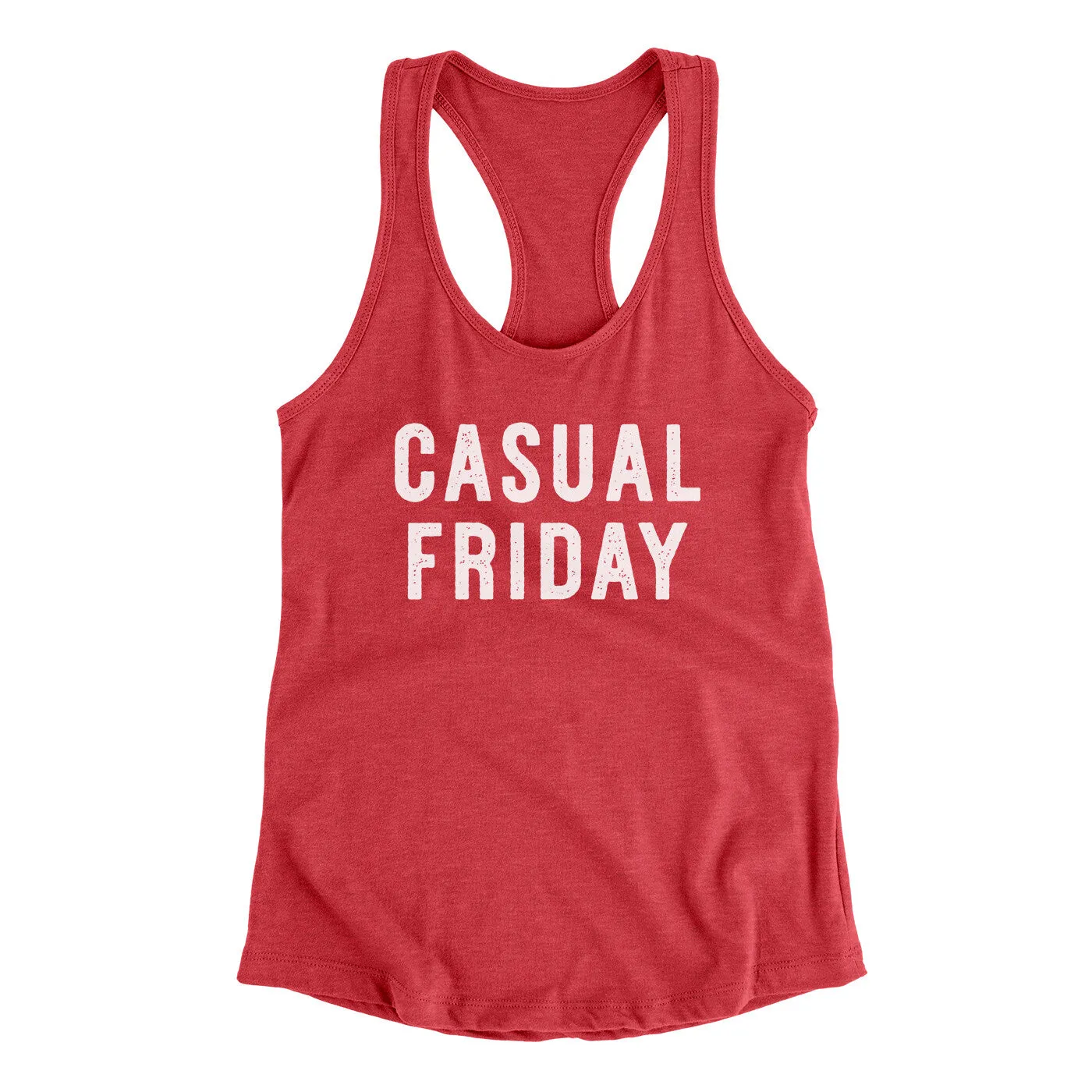 Casual Friday Funny Women's Racerback Tank