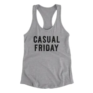 Casual Friday Funny Women's Racerback Tank