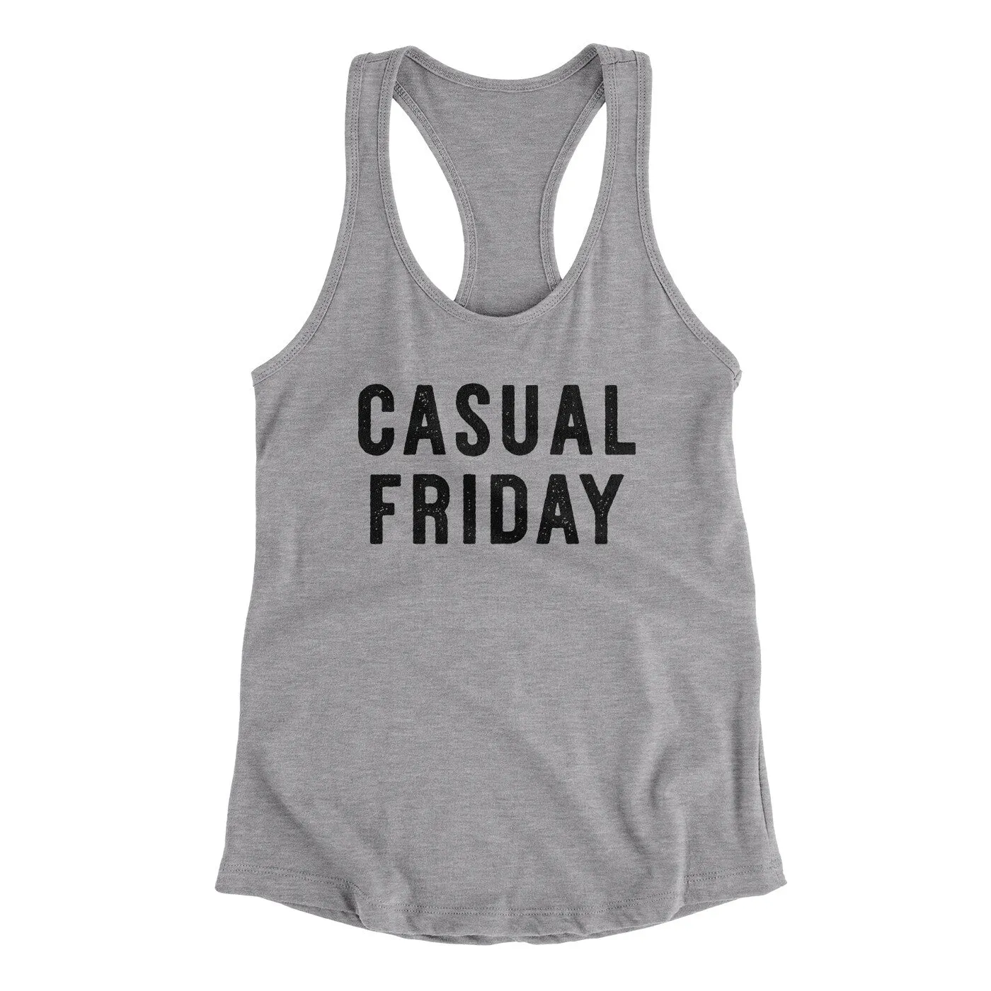 Casual Friday Funny Women's Racerback Tank