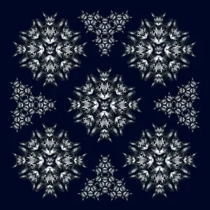CAT MANDALA CHIFFON SCARF