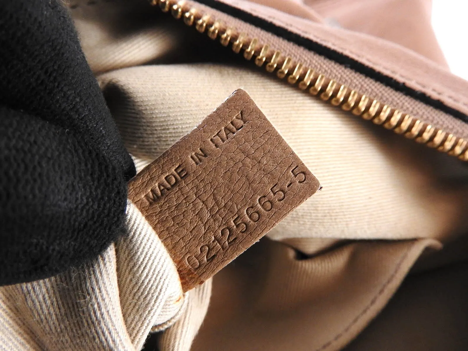 CHLOE Marcie Lock 2way Leather Brown Satchel Bag