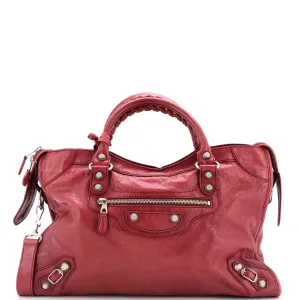 City Giant Studs Bag Leather Medium