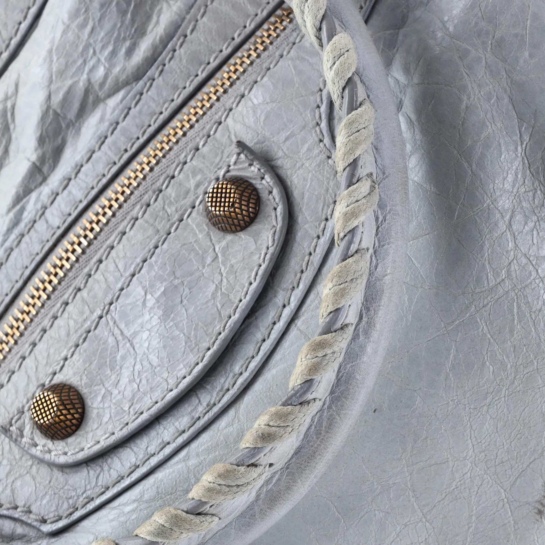 City Giant Studs Bag Leather Medium