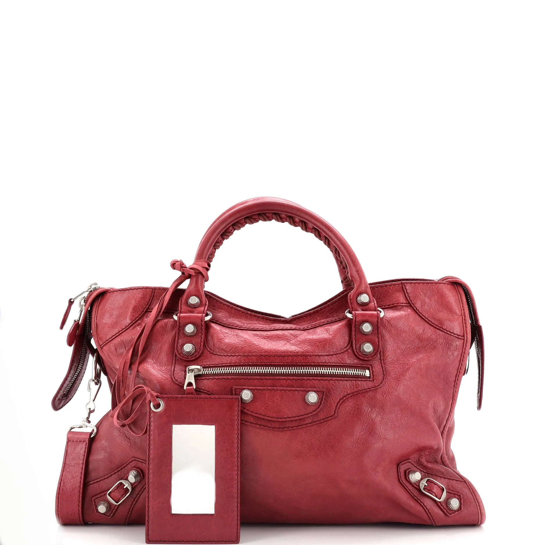 City Giant Studs Bag Leather Medium