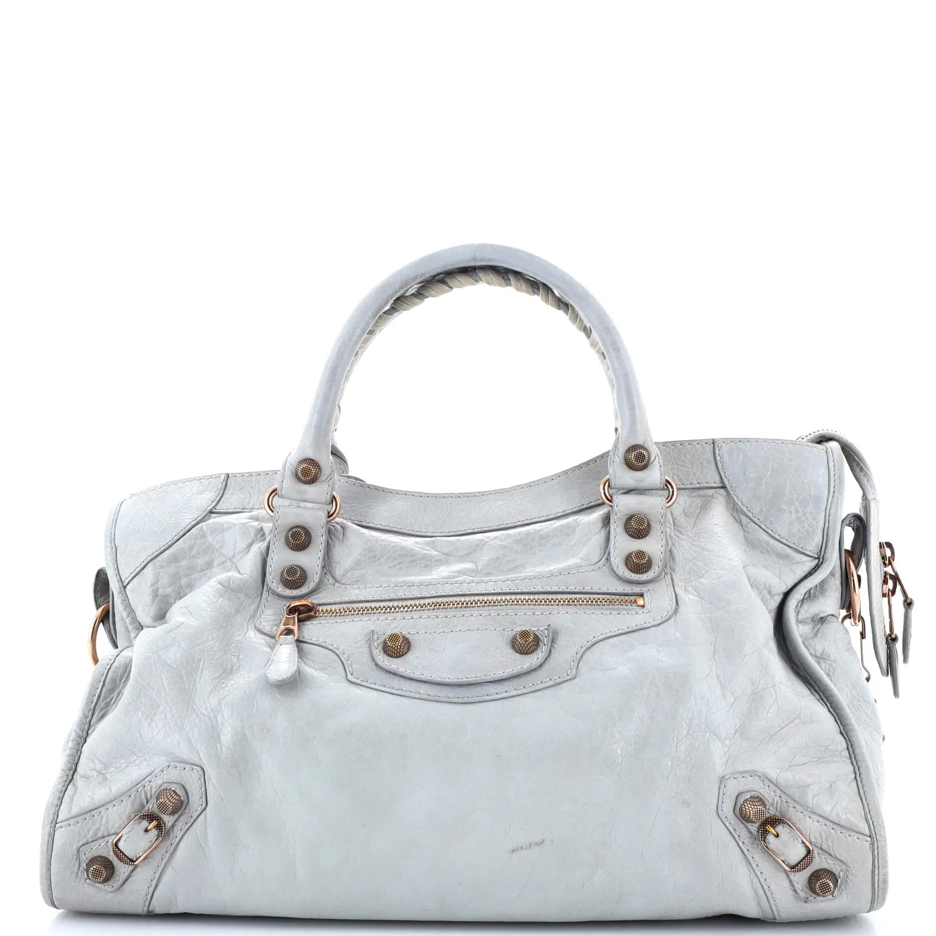 City Giant Studs Bag Leather Medium