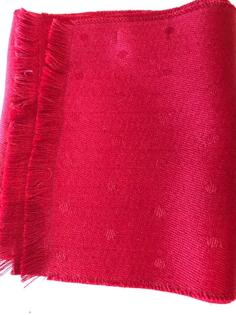 Classic Alpaca Reversible Polka Dot Scarf