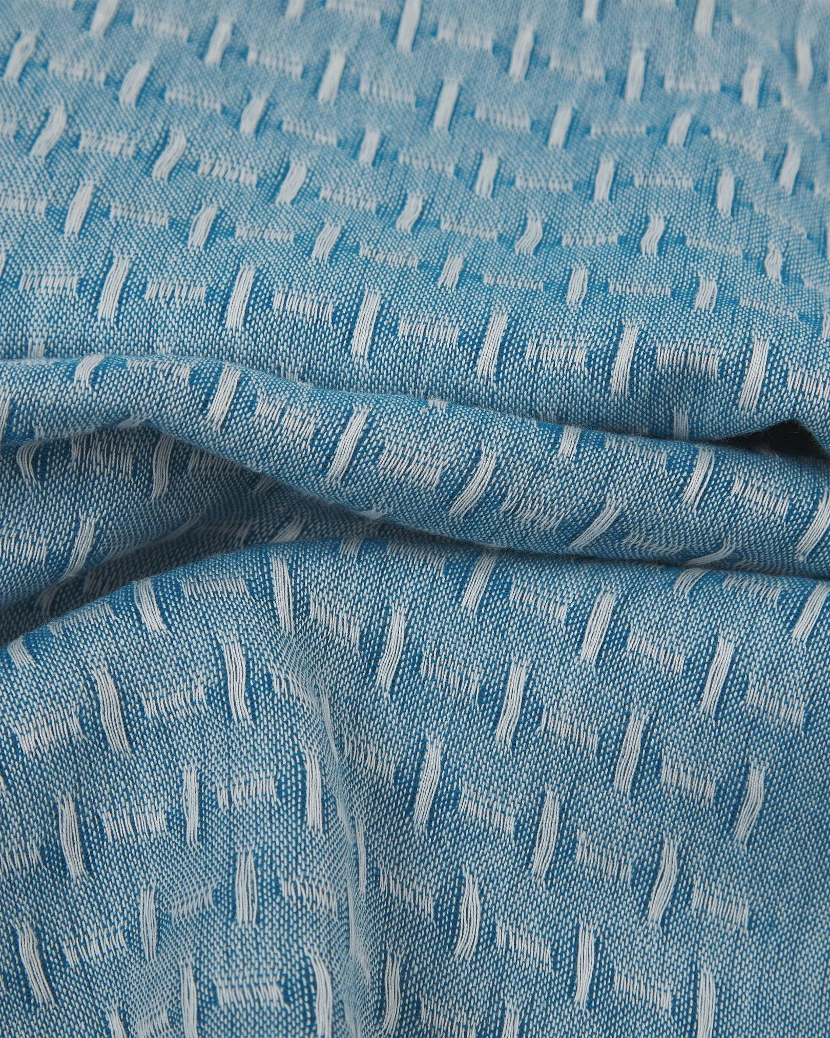 Cotton Scarf in Blue & Grey - The Shackleton