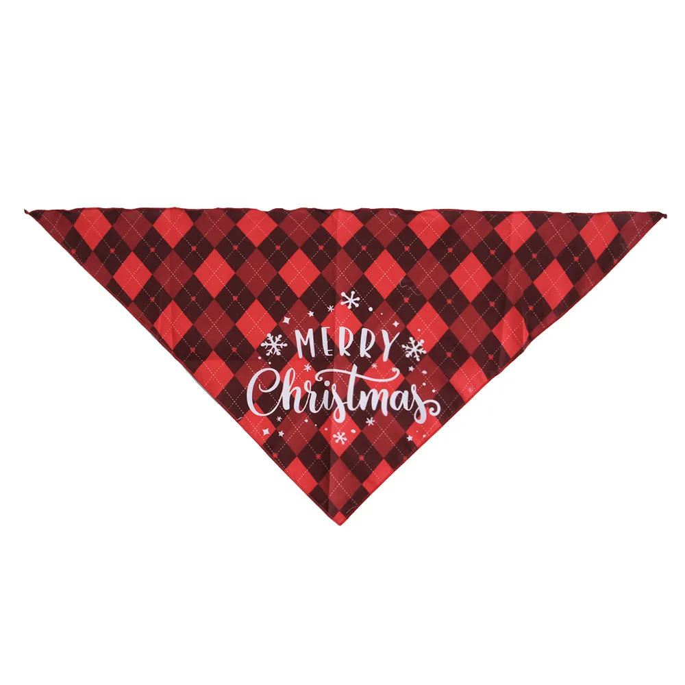 Cphristmas Themed Triangular Pet Scarves